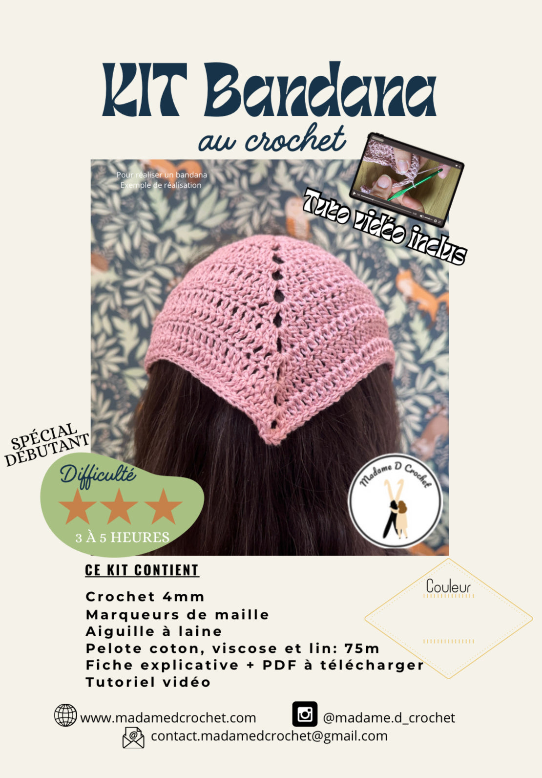 Kit Bandana débutant
