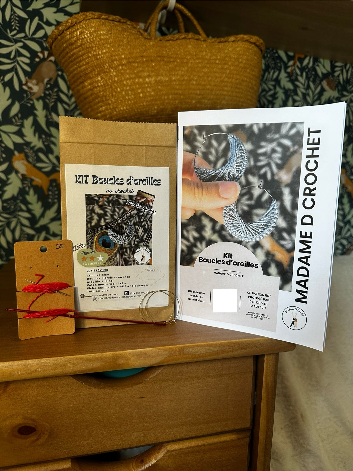 Kit boucles d’oreilles débutant