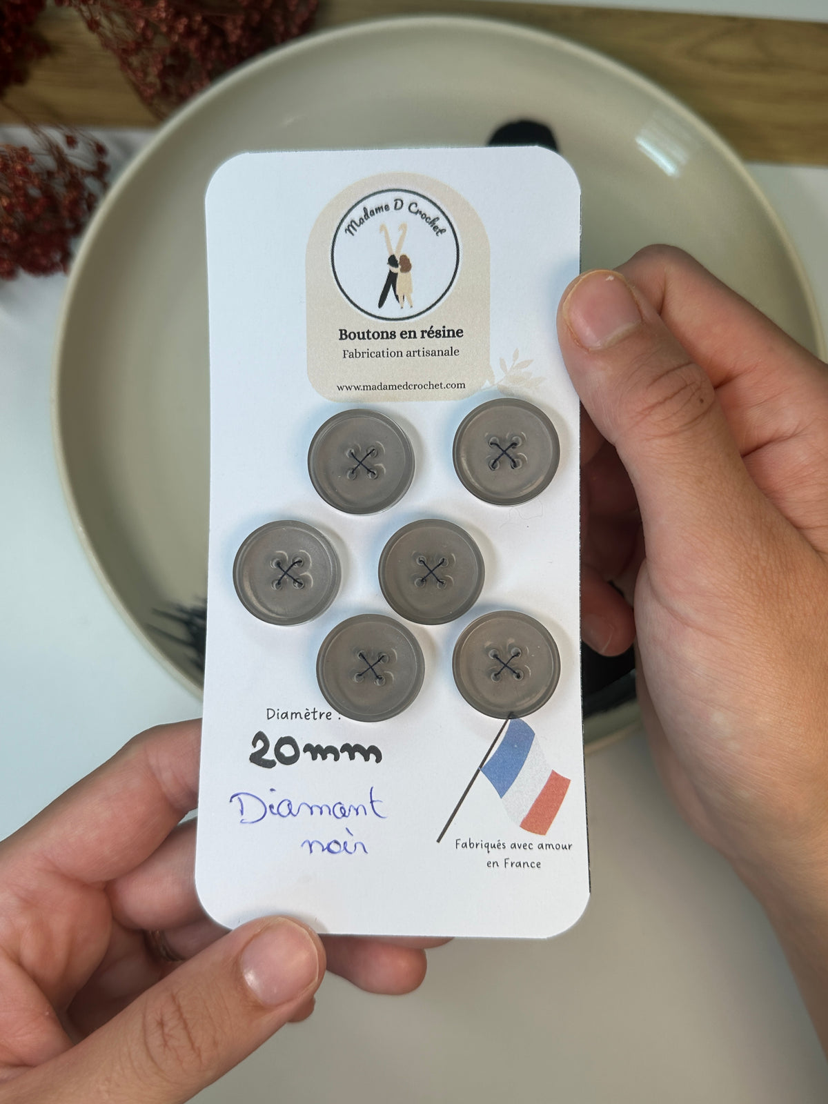 Précieux 20mm avec bordure