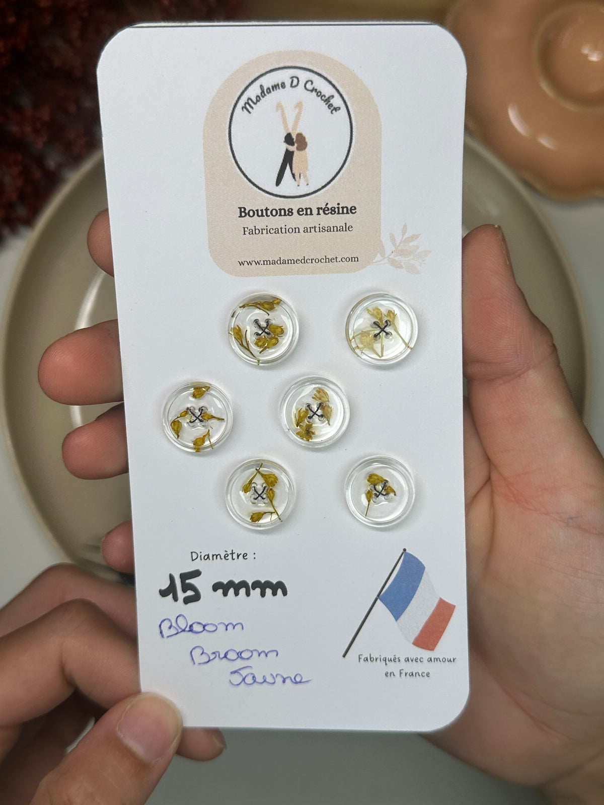 Délicats 15mm avec bordure