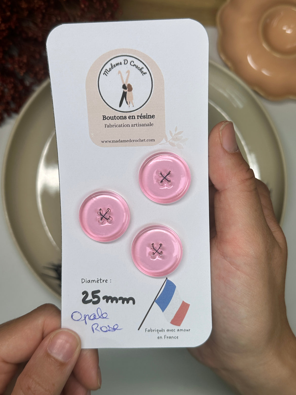 Précieux 25mm lisse