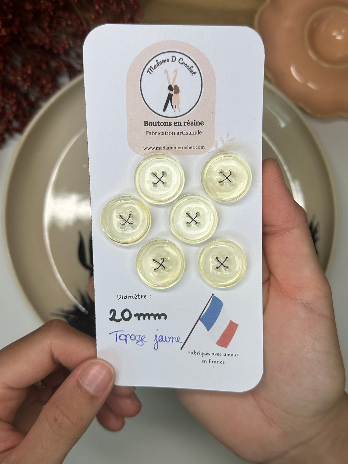 Précieux 20mm avec bordure