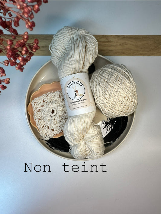 Coton-Mérinos non teint
