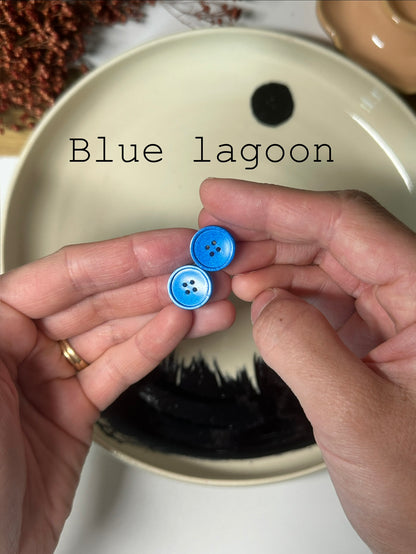 Boutons pailletés 15mm avec bordure