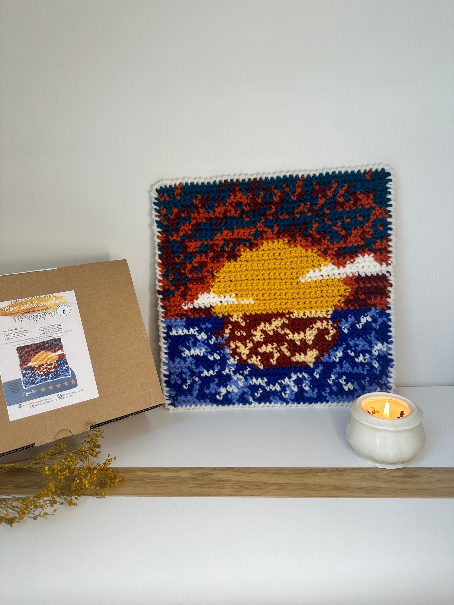 Box tapisserie Soleil couchant