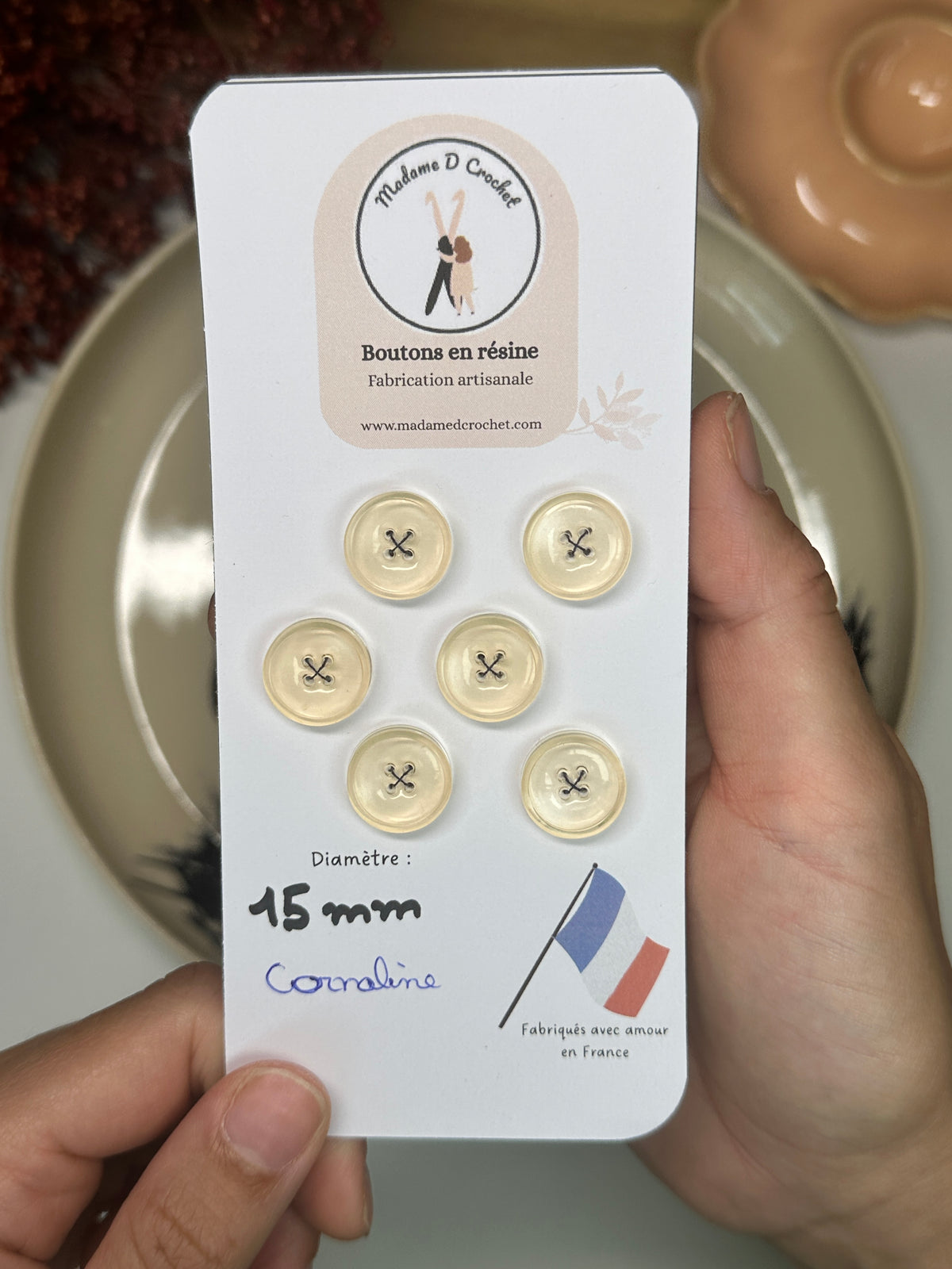 Précieux 15mm avec bordure
