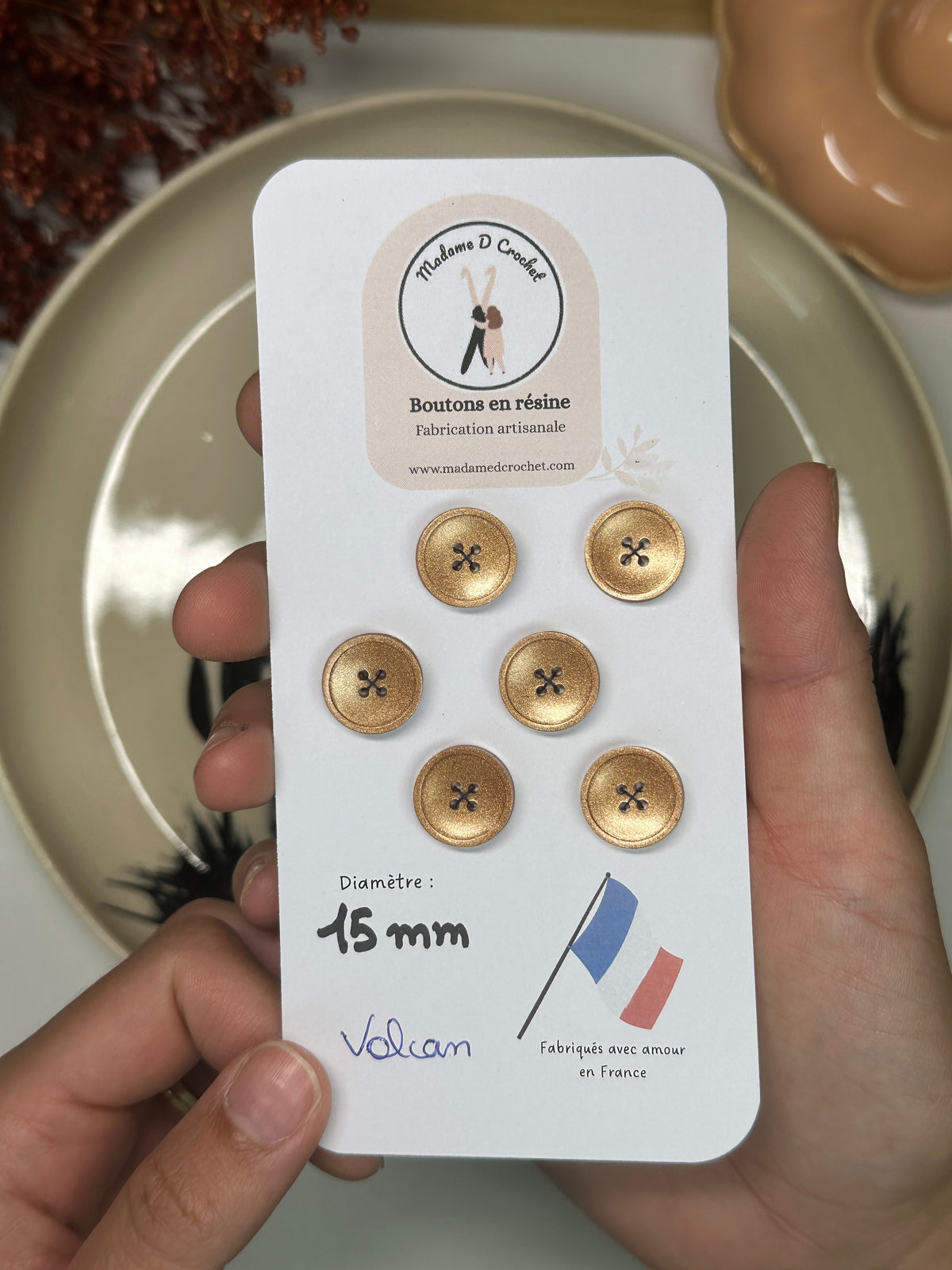 Paillette 15mm avec bordure