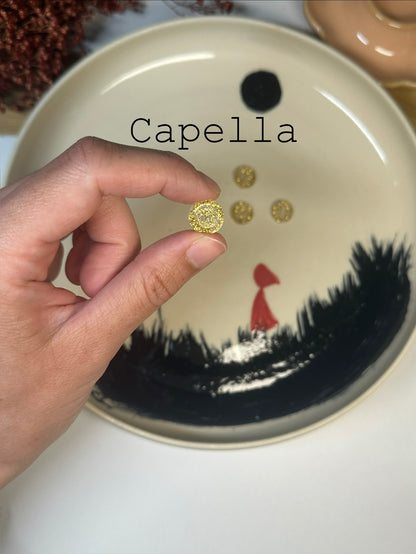 Boutons pailletés 12mm avec bordure