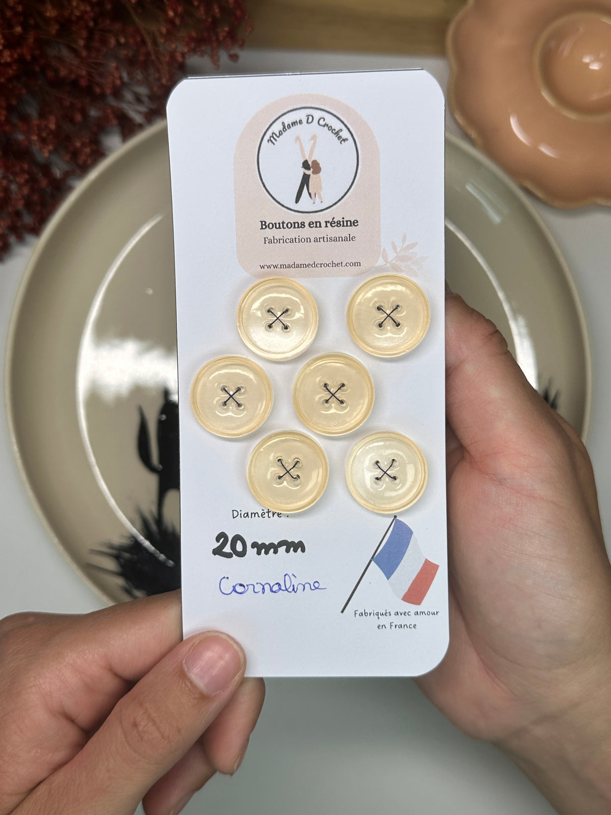 Précieux 20mm avec bordure