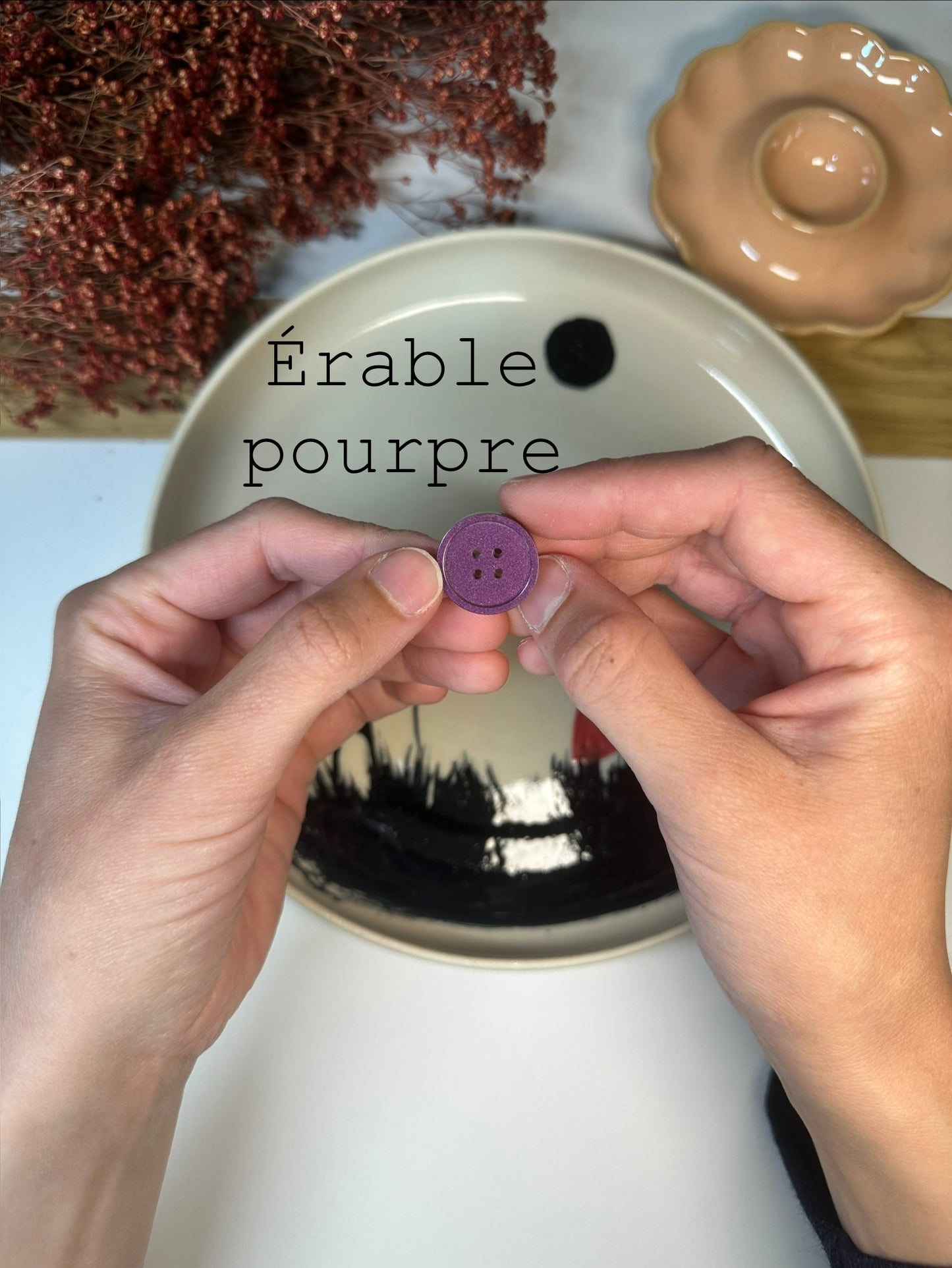 Boutons pailletés 20mm avec bordure