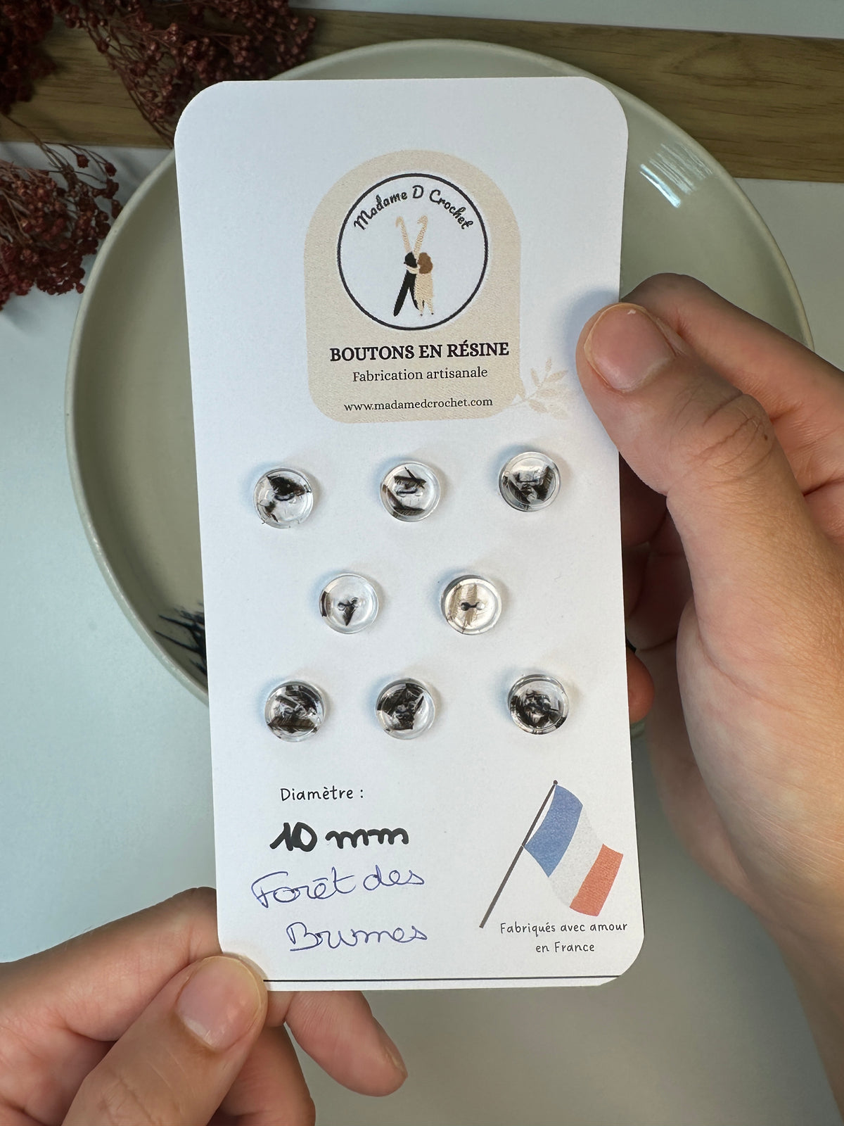 Délicats 10mm avec bordure