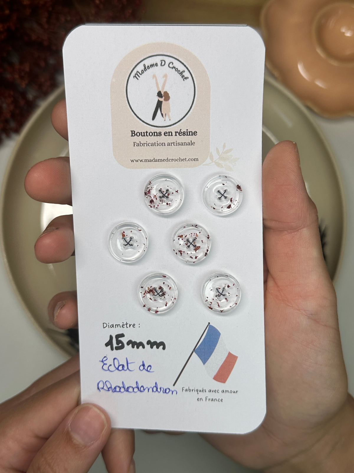 Délicats 15mm avec bordure