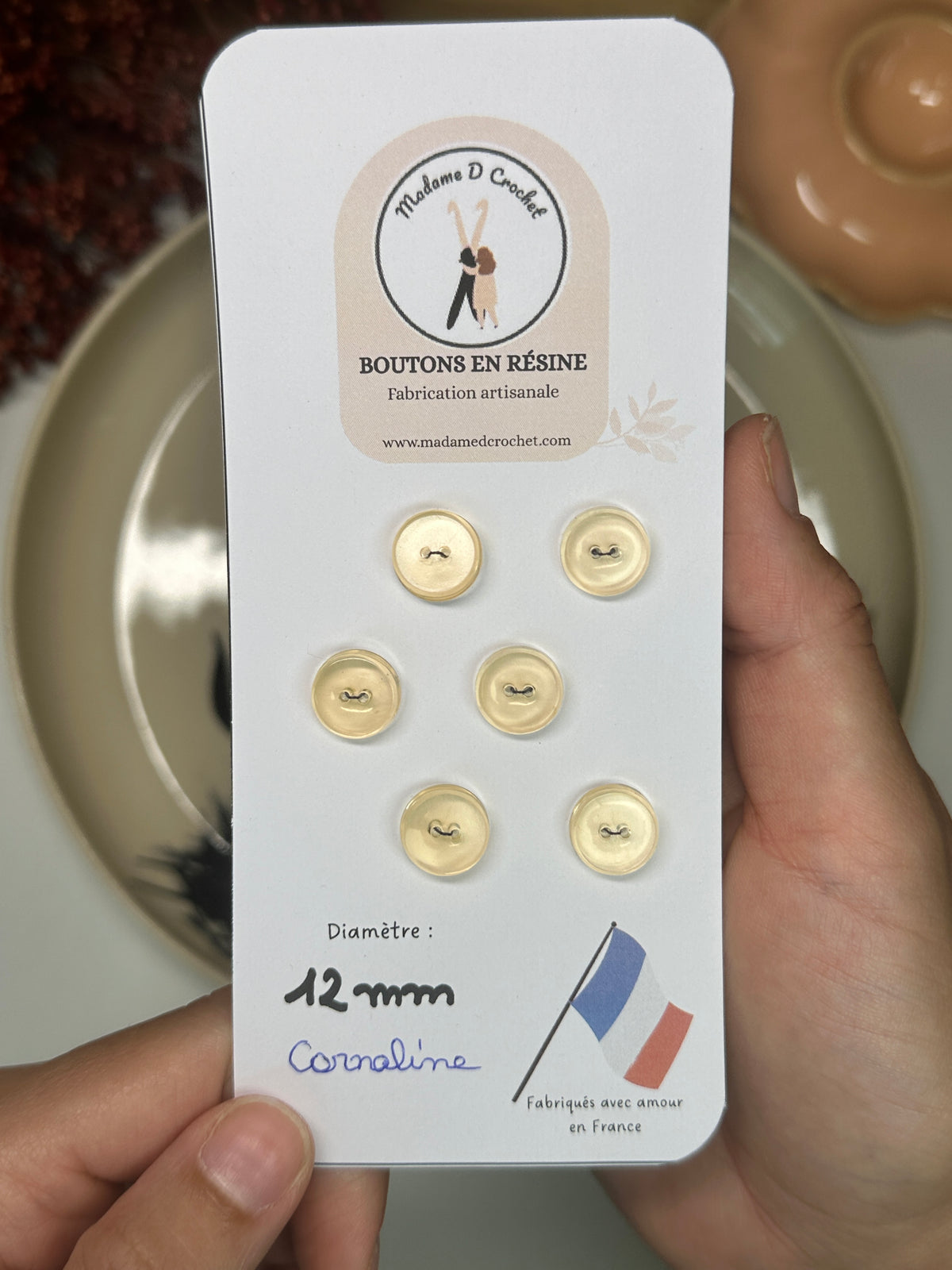 Précieux 12mm lisse