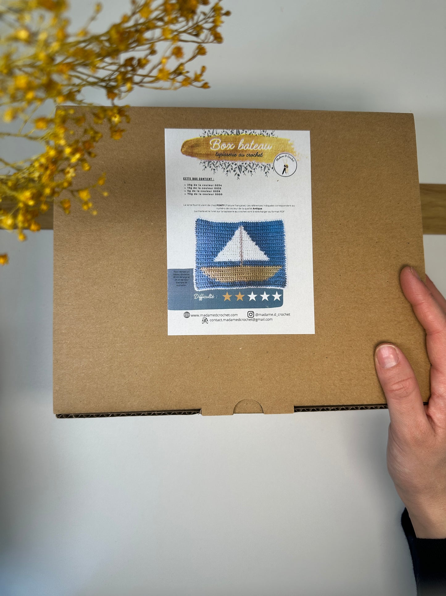 Box tapisserie Bateau