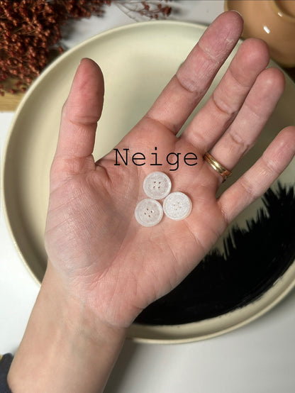 Boutons pailletés 15mm avec bordure