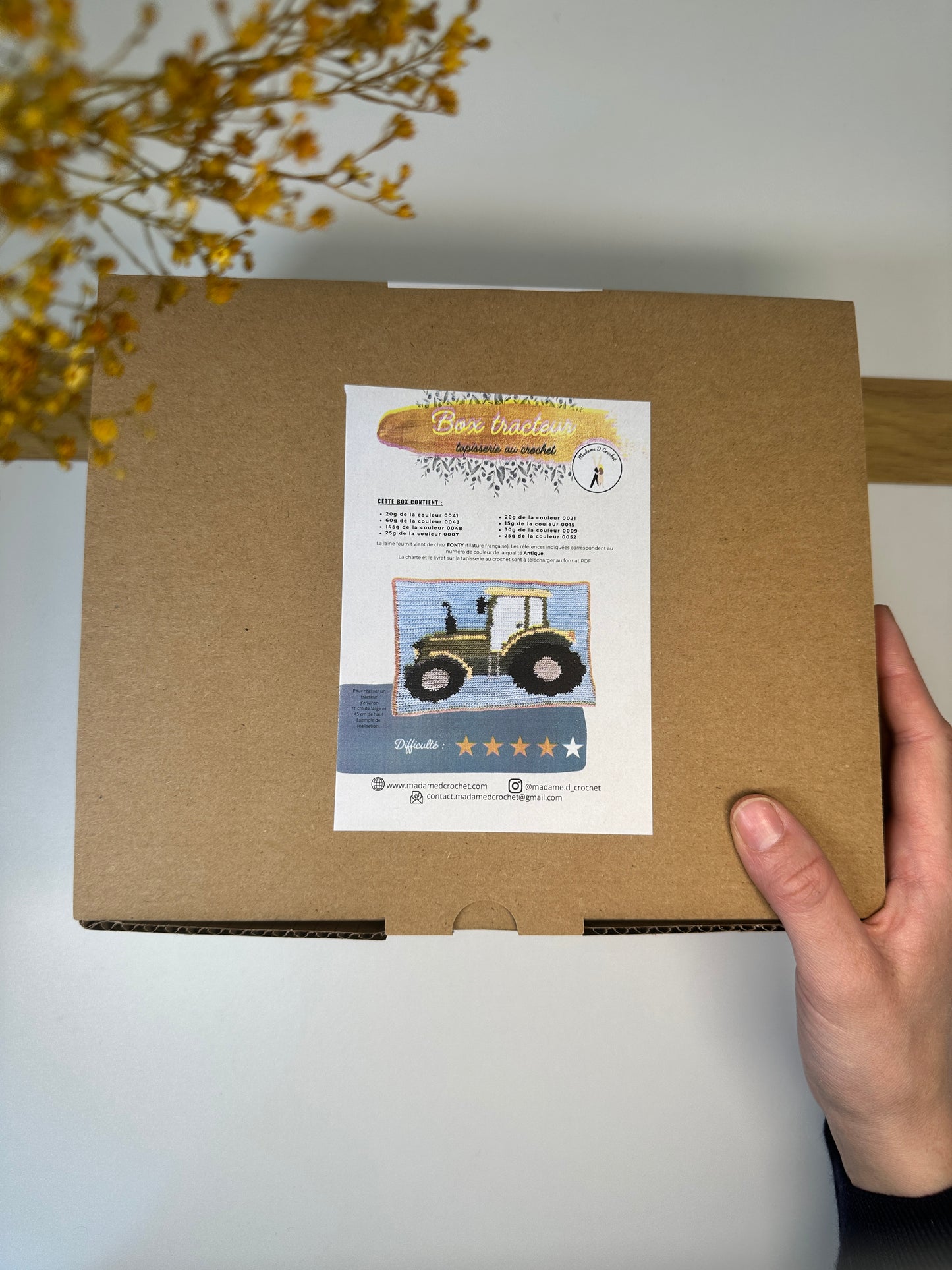 Box tapisserie Tracteur