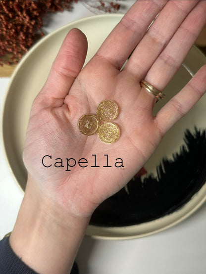 Boutons pailletés 15mm avec bordure
