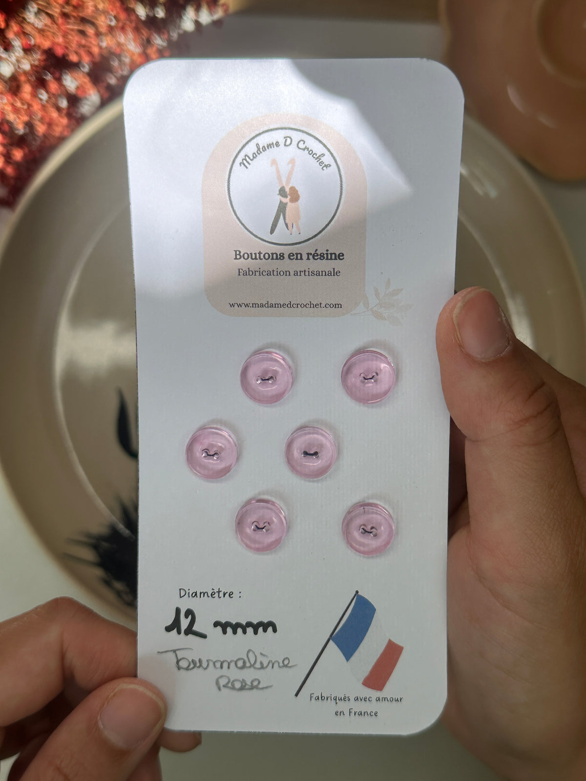 Précieux 12mm lisse