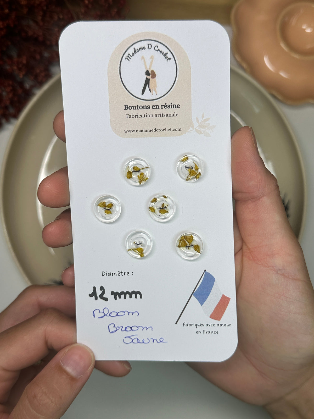 Délicats 12mm avec bordure