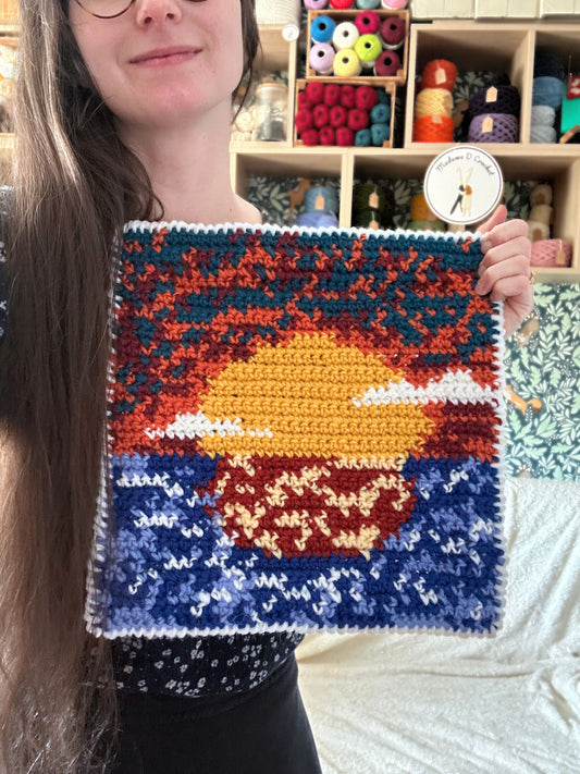 Tapisserie Soleil couchant - FR