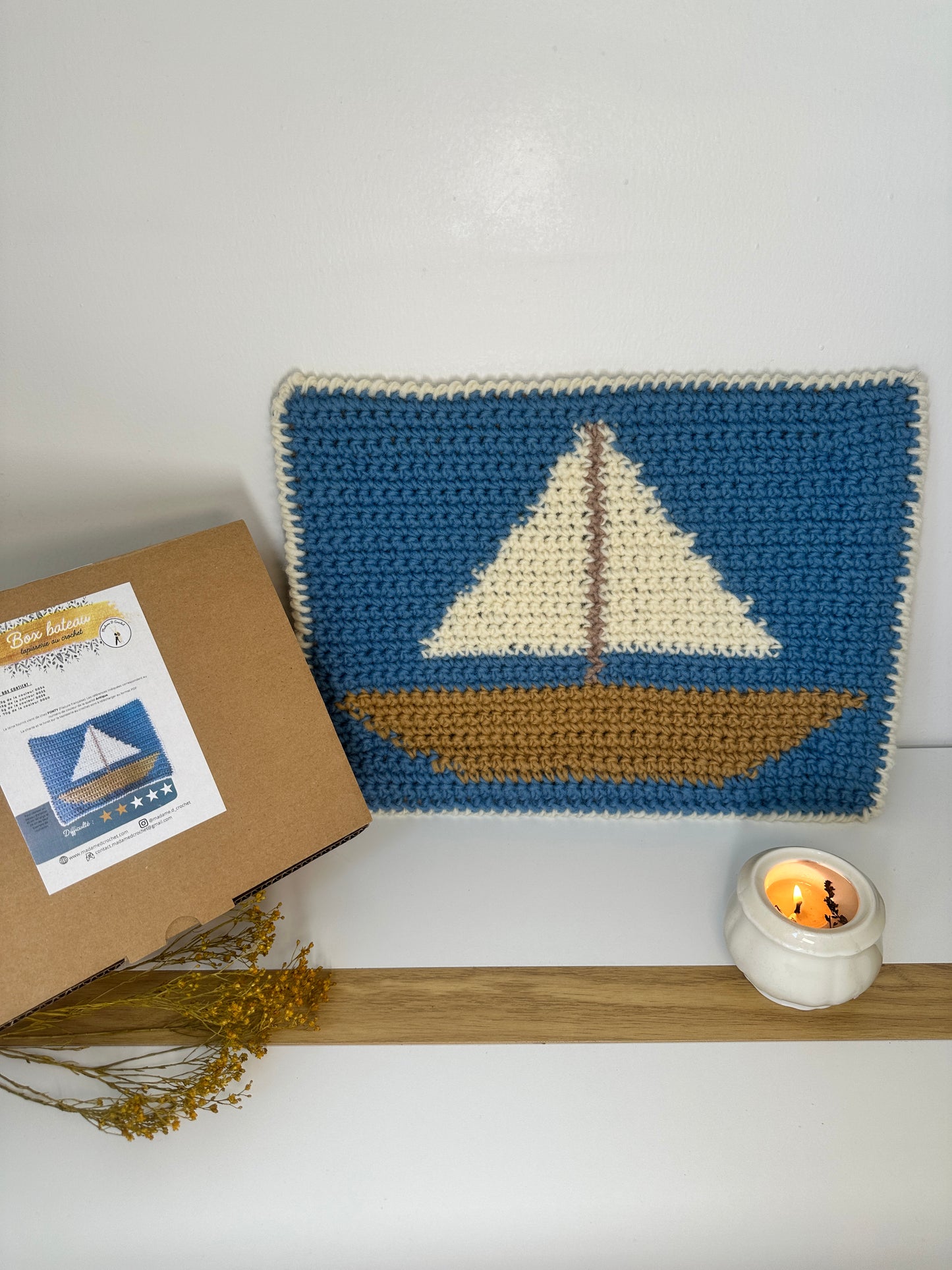 Box tapisserie Bateau