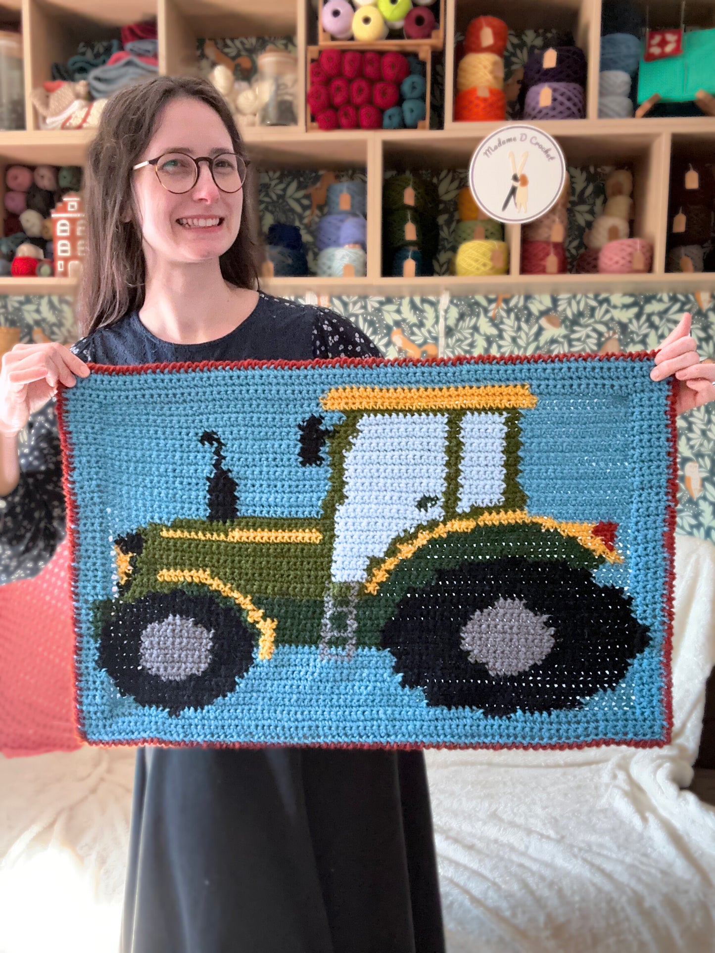 Box tapisserie Tracteur