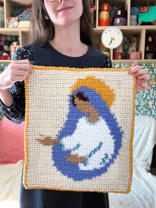 Tapisserie Vierge aimante - FR