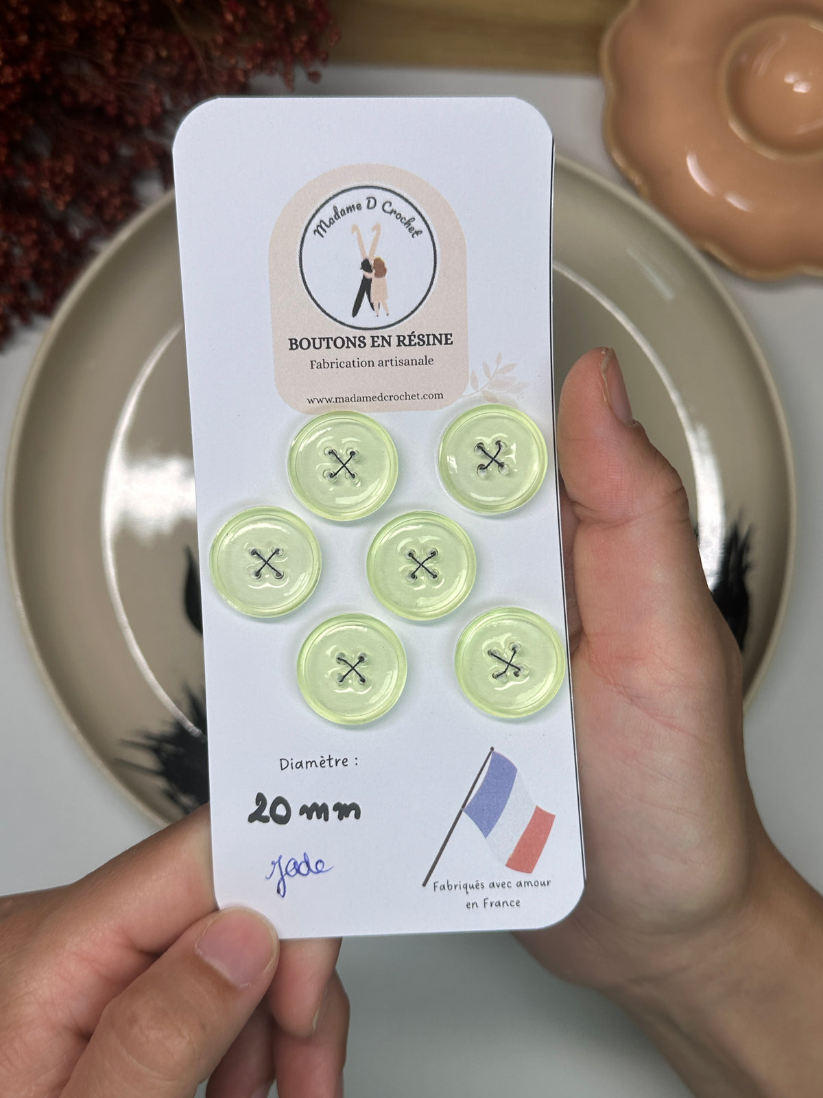 Précieux 20mm avec bordure