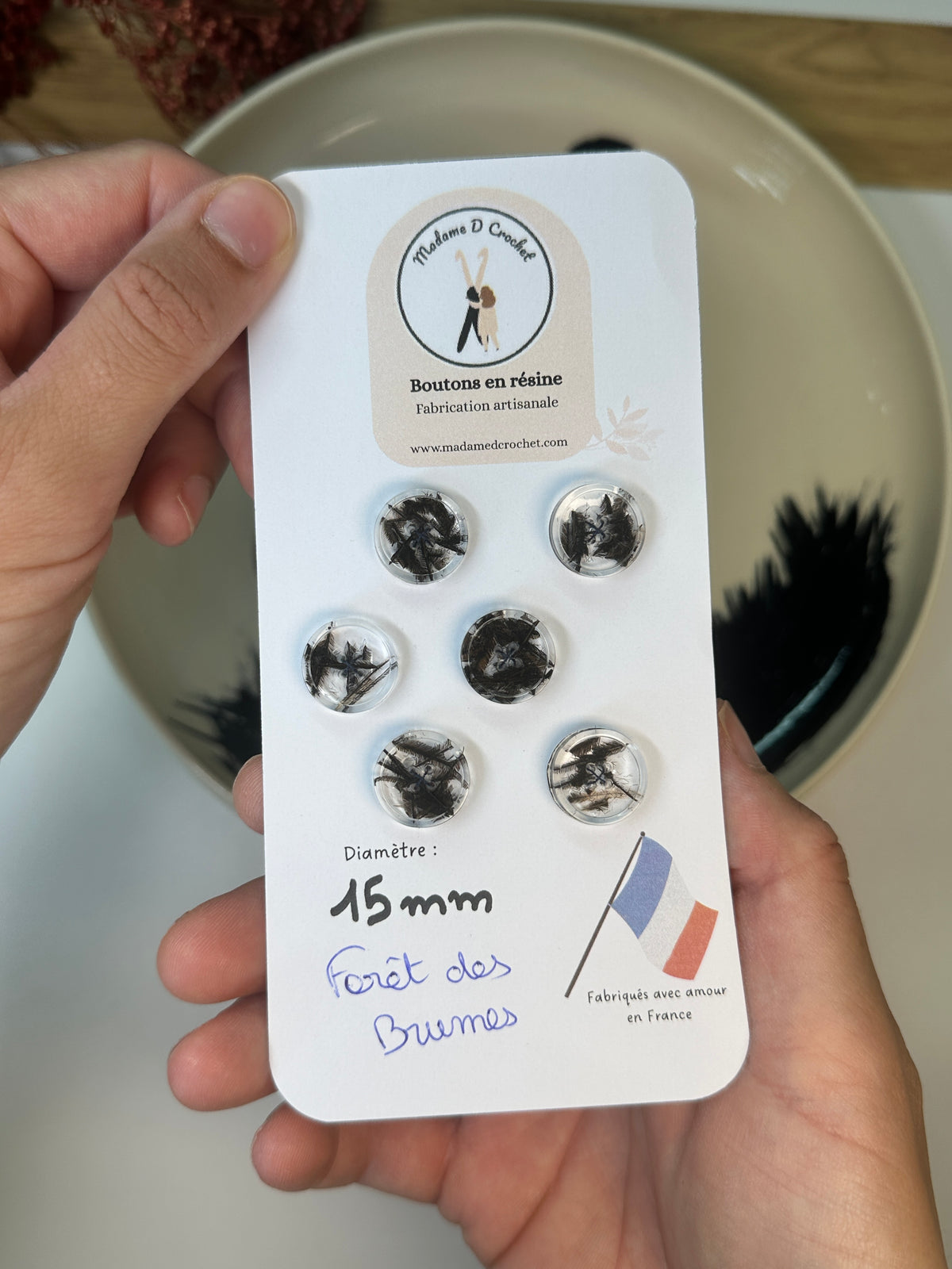 Délicats 15mm avec bordure