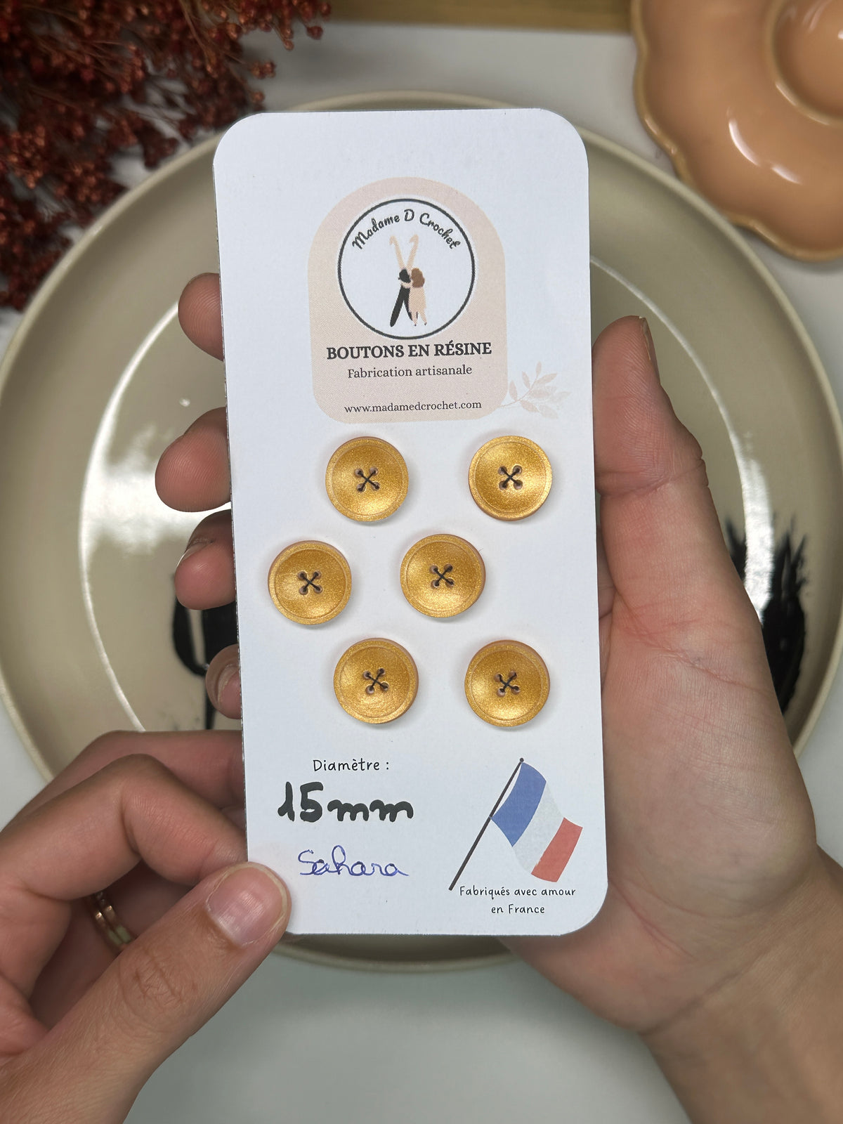 Paillette 15mm avec bordure