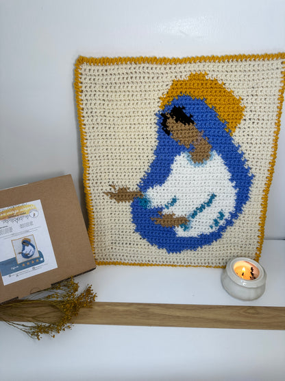 Box tapisserie Vierge aimante