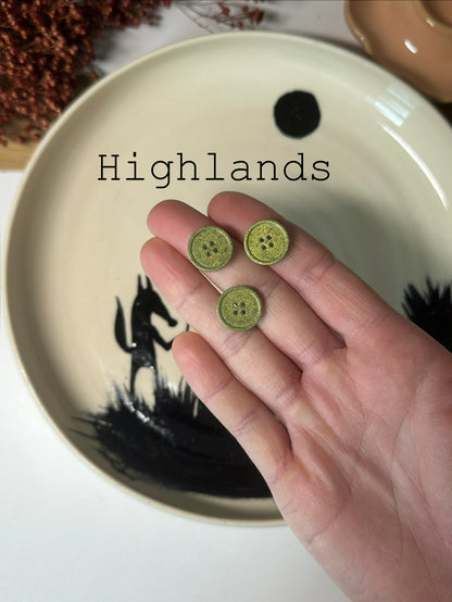Boutons pailletés 15mm avec bordure
