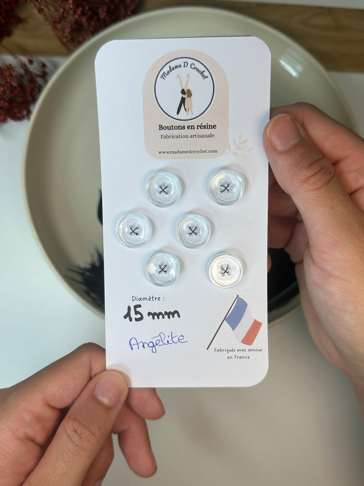 Précieux 15mm avec bordure