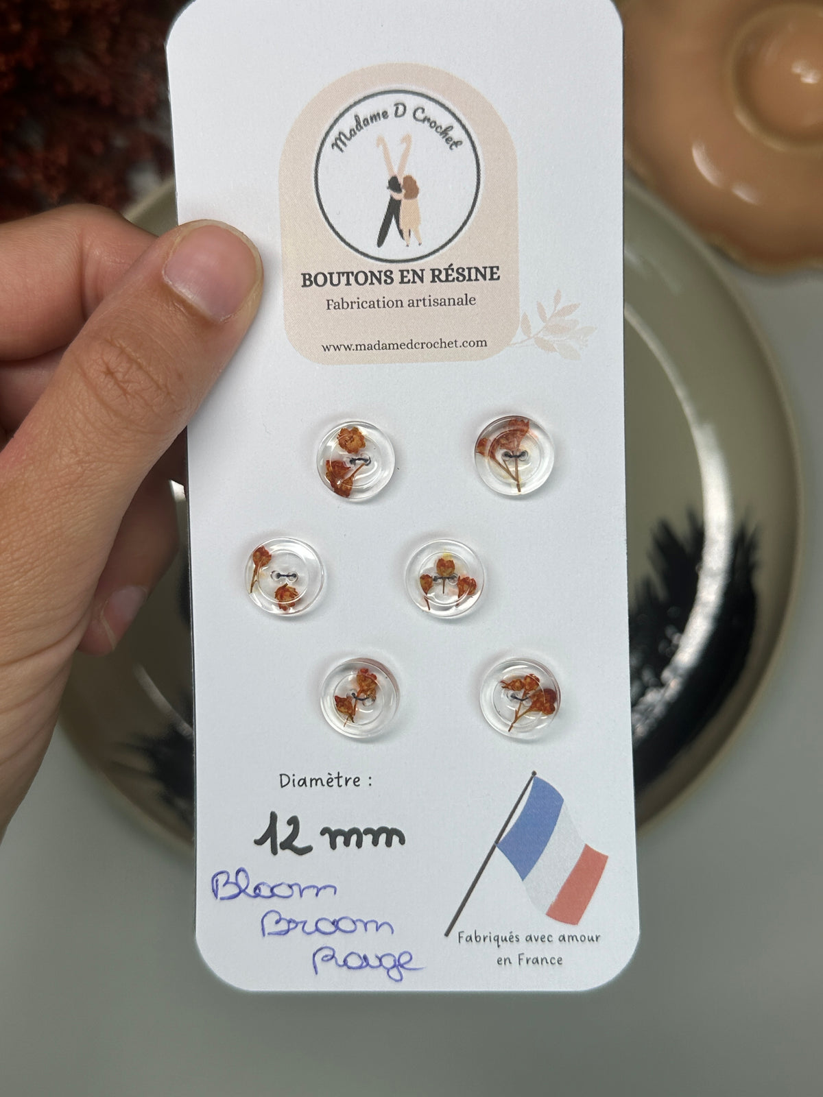 Délicats 12mm avec bordure