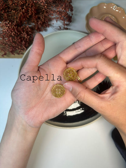 Boutons pailletés 20mm avec bordure