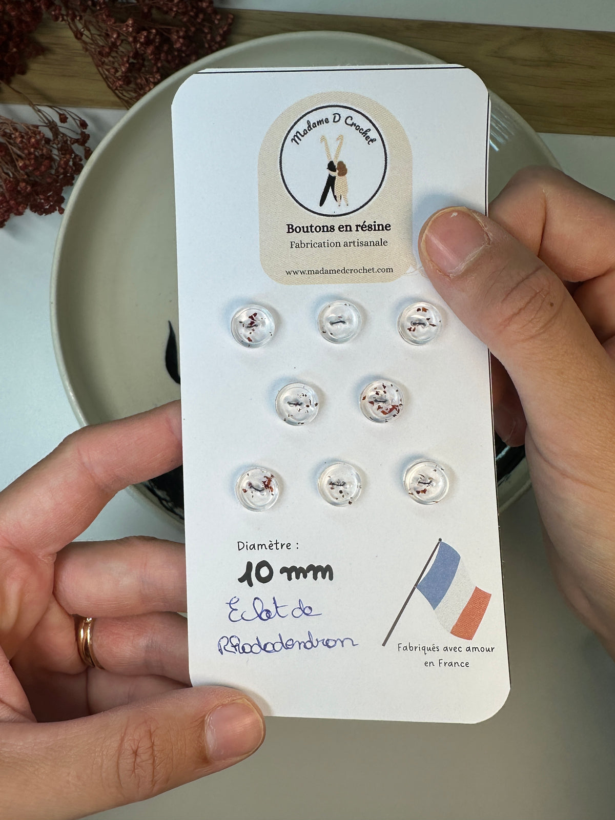 Délicats 10mm avec bordure