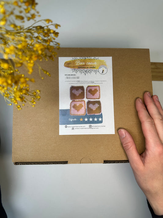 Box tapisserie Cœurs