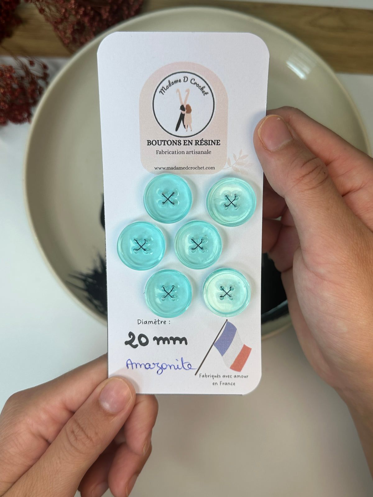 Précieux 20mm avec bordure