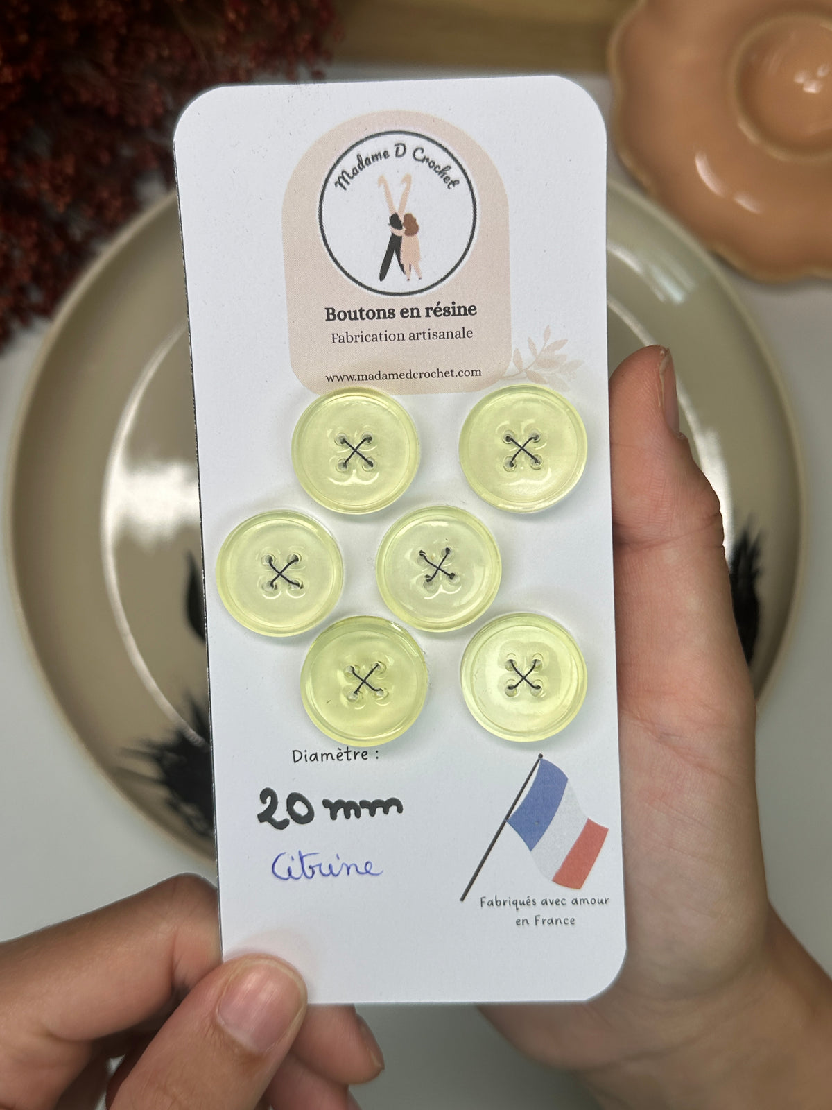 Précieux 20mm avec bordure