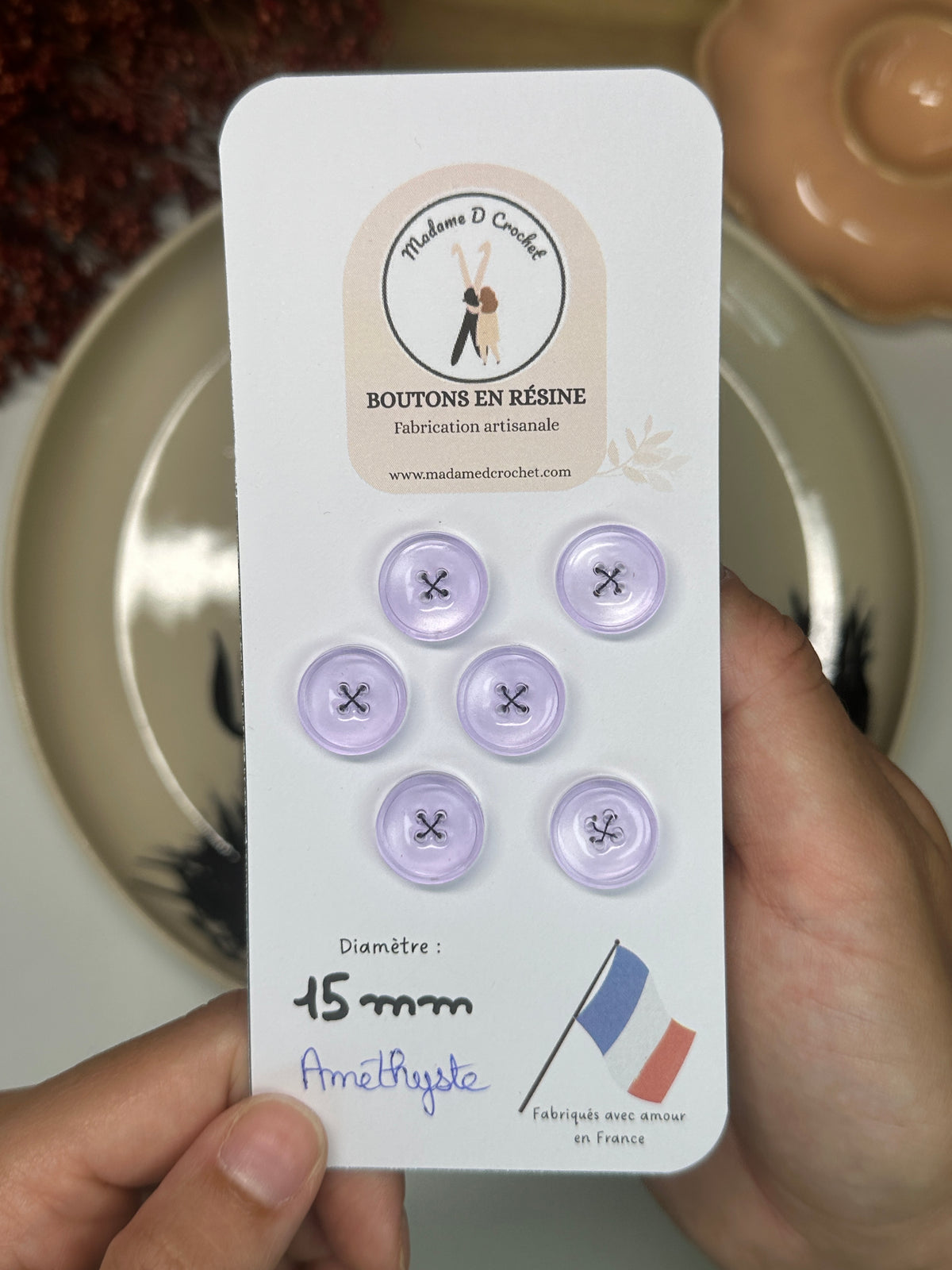 Précieux 15mm avec bordure