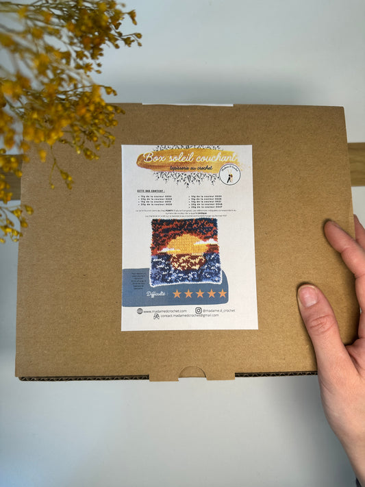 Box tapisserie Soleil couchant