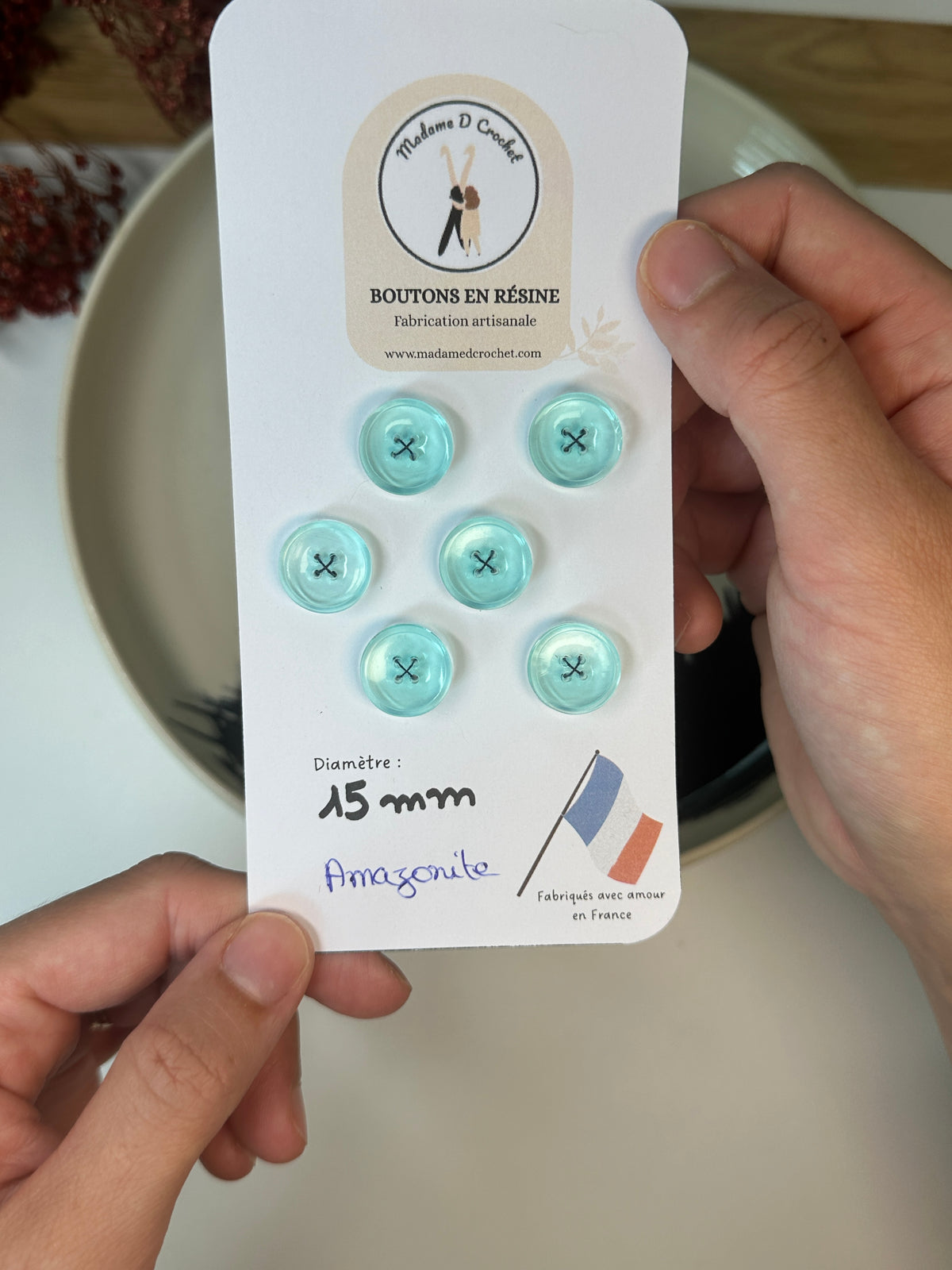 Précieux 15mm avec bordure