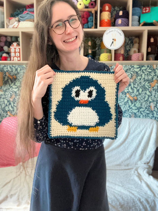 Tapisserie pingouin - FR