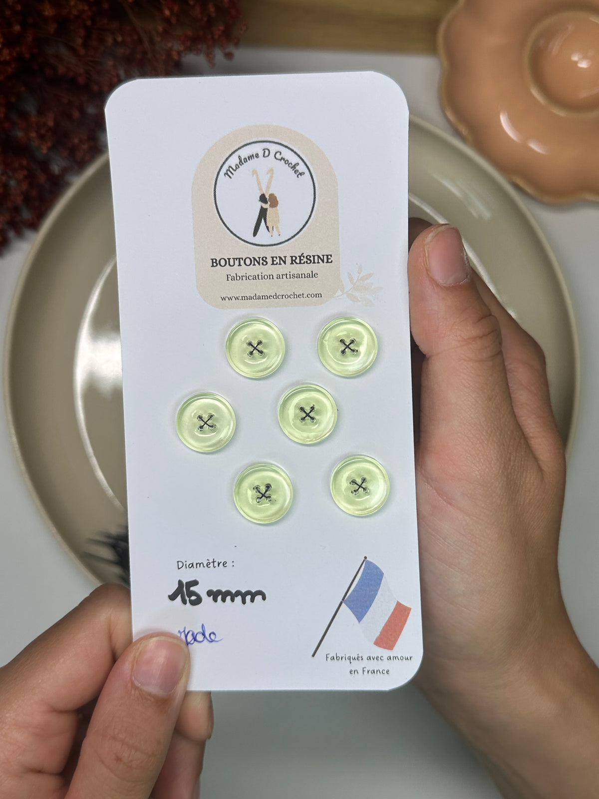 Précieux 15mm lisse