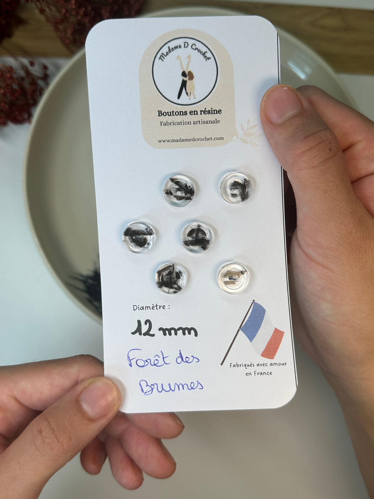 Délicats 12mm avec bordure