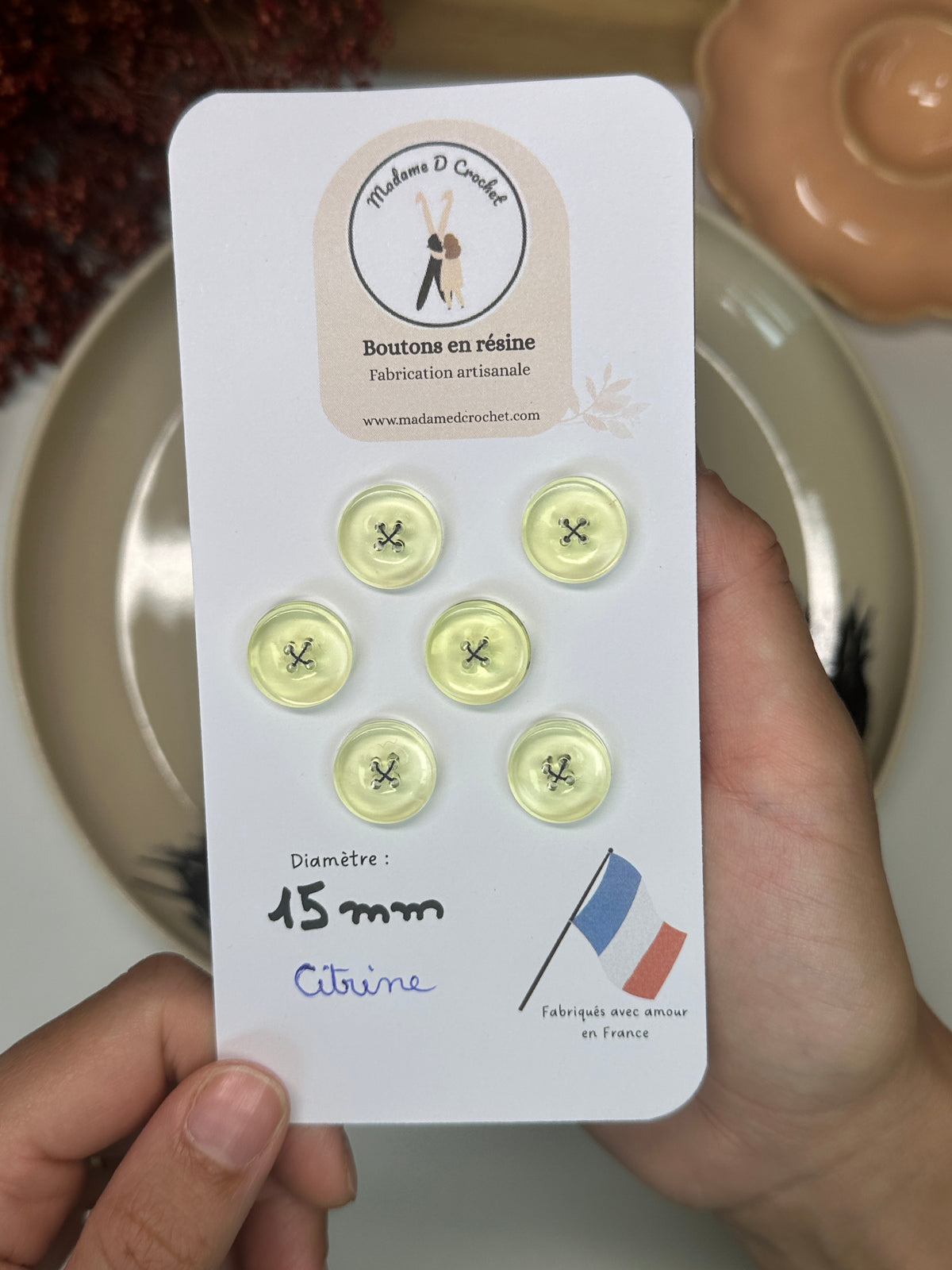Précieux 15mm avec bordure