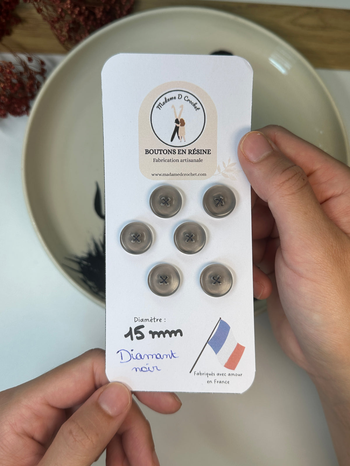 Précieux 15mm lisse