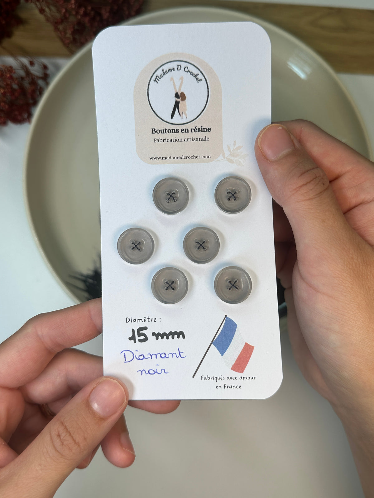 Précieux 15mm avec bordure