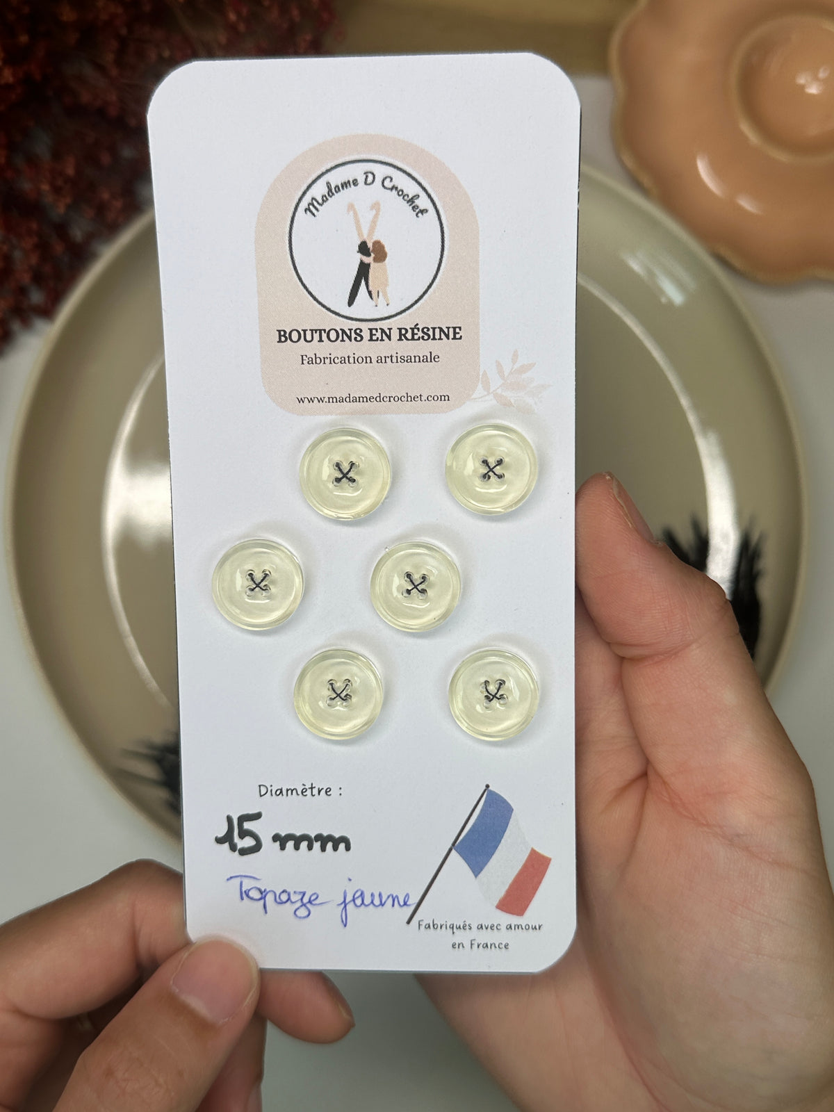 Précieux 15mm avec bordure