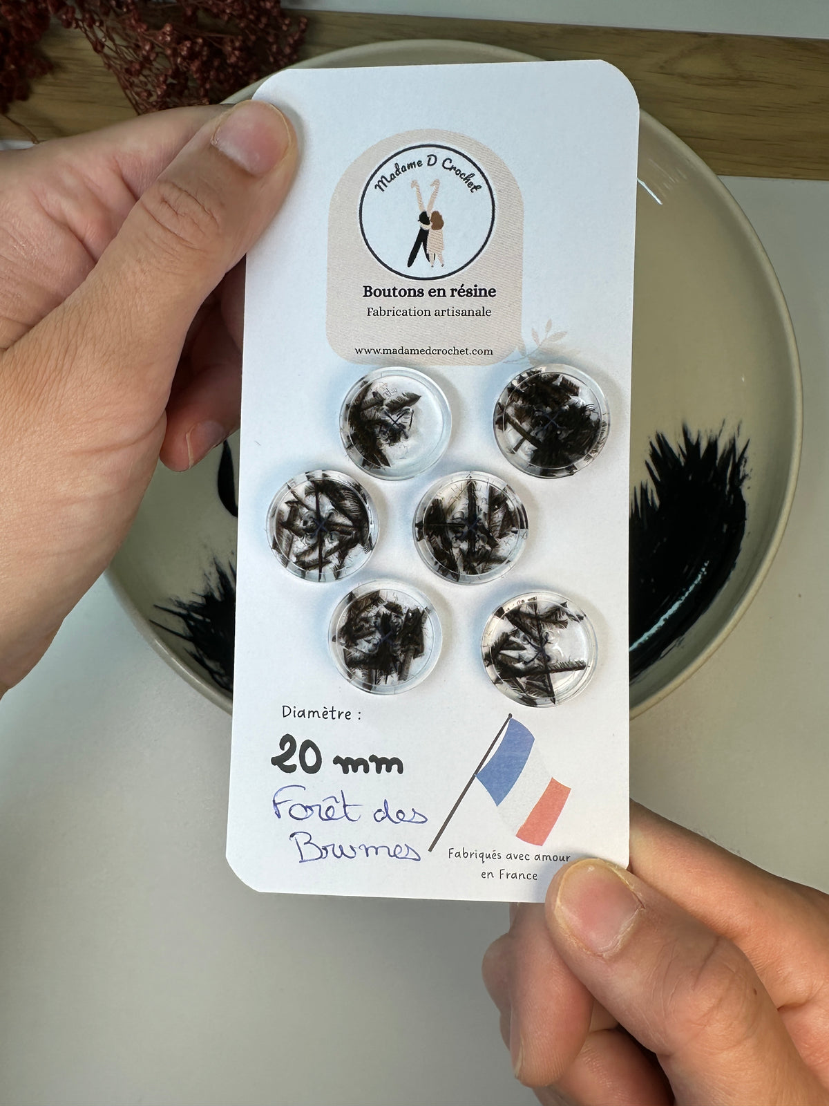 Délicats 20mm avec bordure